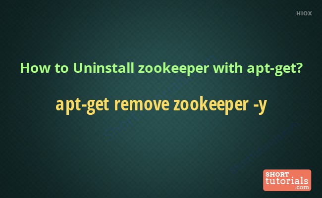 Remove Zookeeper  Remove Command