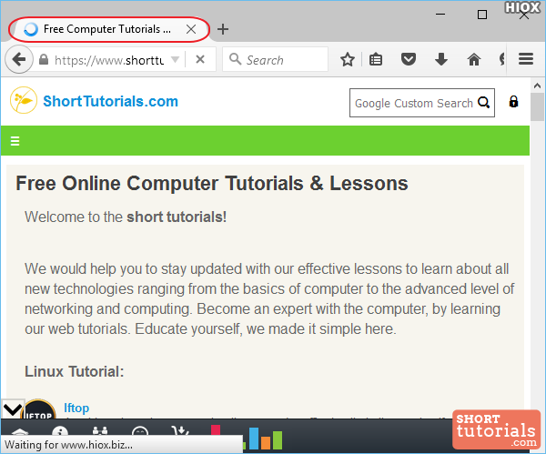 Undo Close Window Firefox Shortcut