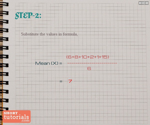 population variance calculation step2