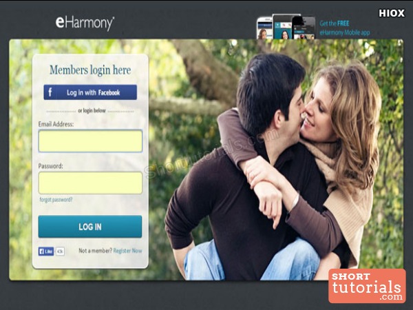 Eharmony Homepage