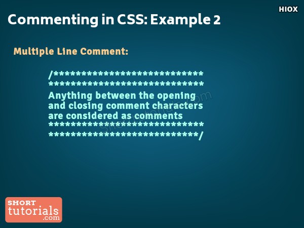 Csscomment Example2