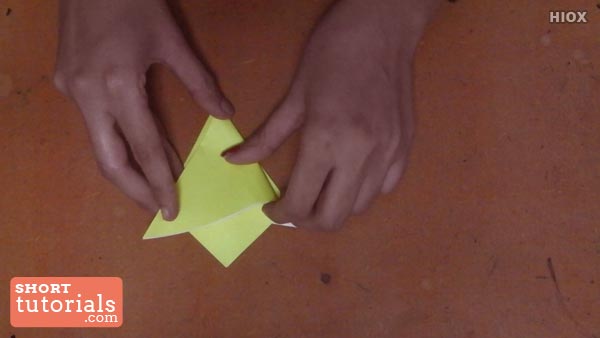 Origami Paper Snowflake Step 8