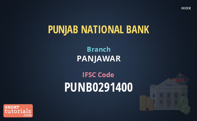 Punjab National Bank Panjawar-Panjawar Branch IFSC Code