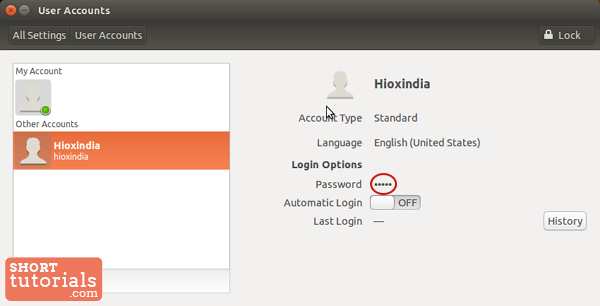 user account ubuntu