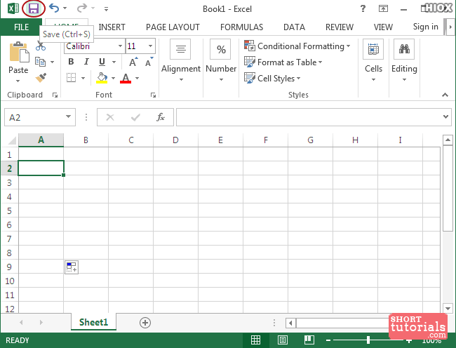 save workbook ms excel 2013