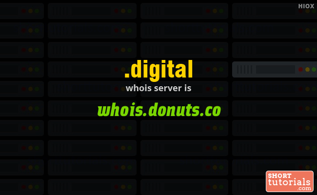 Whois Server for .digital