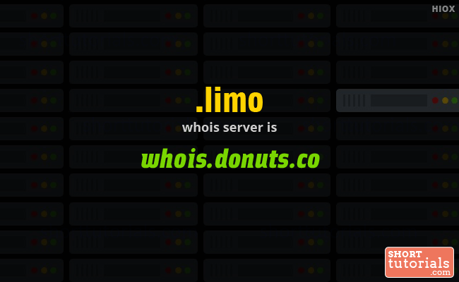 Whois Server for .limo