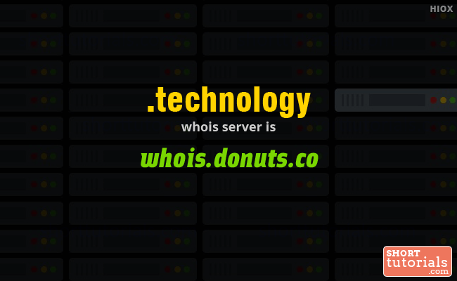 Whois Server for .technology