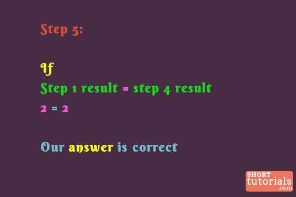 Division Answer Check Step5